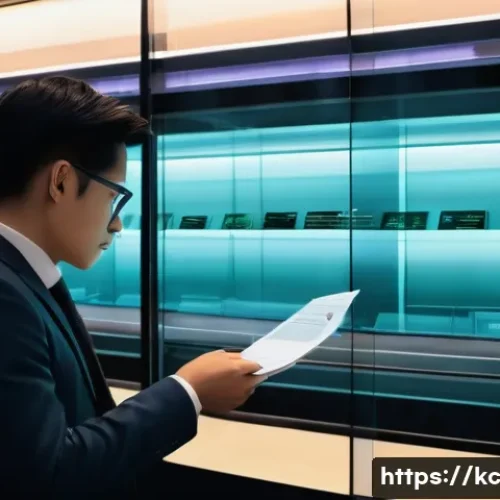 Home 31 패러다임 전환의 사례 금융 산업 - **Image Prompt 1: Digital Transformation in Everyday Finance - From Queue to Click**
"A vibrant,...